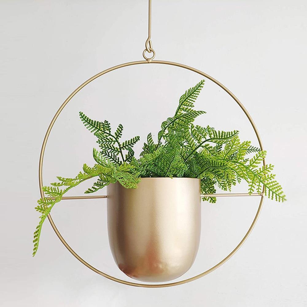 FloraFrame Hanging Planter | Modern Minimalist Iron Design