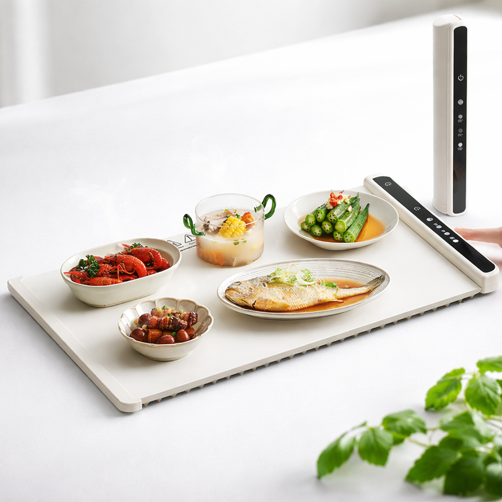 Food Warming Mat Electric Heat Resistant Tabletop Serving Warmer