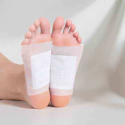 Pastilhas para Pés Conjunto de Patches de Bambu Folhas Adesivas para Cuidados da Sola