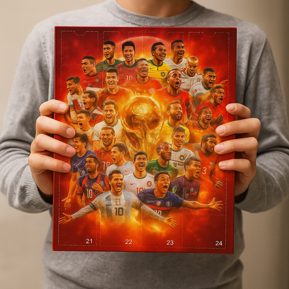 Football Advent Calendar Figure Set for Fans and Collectors 2