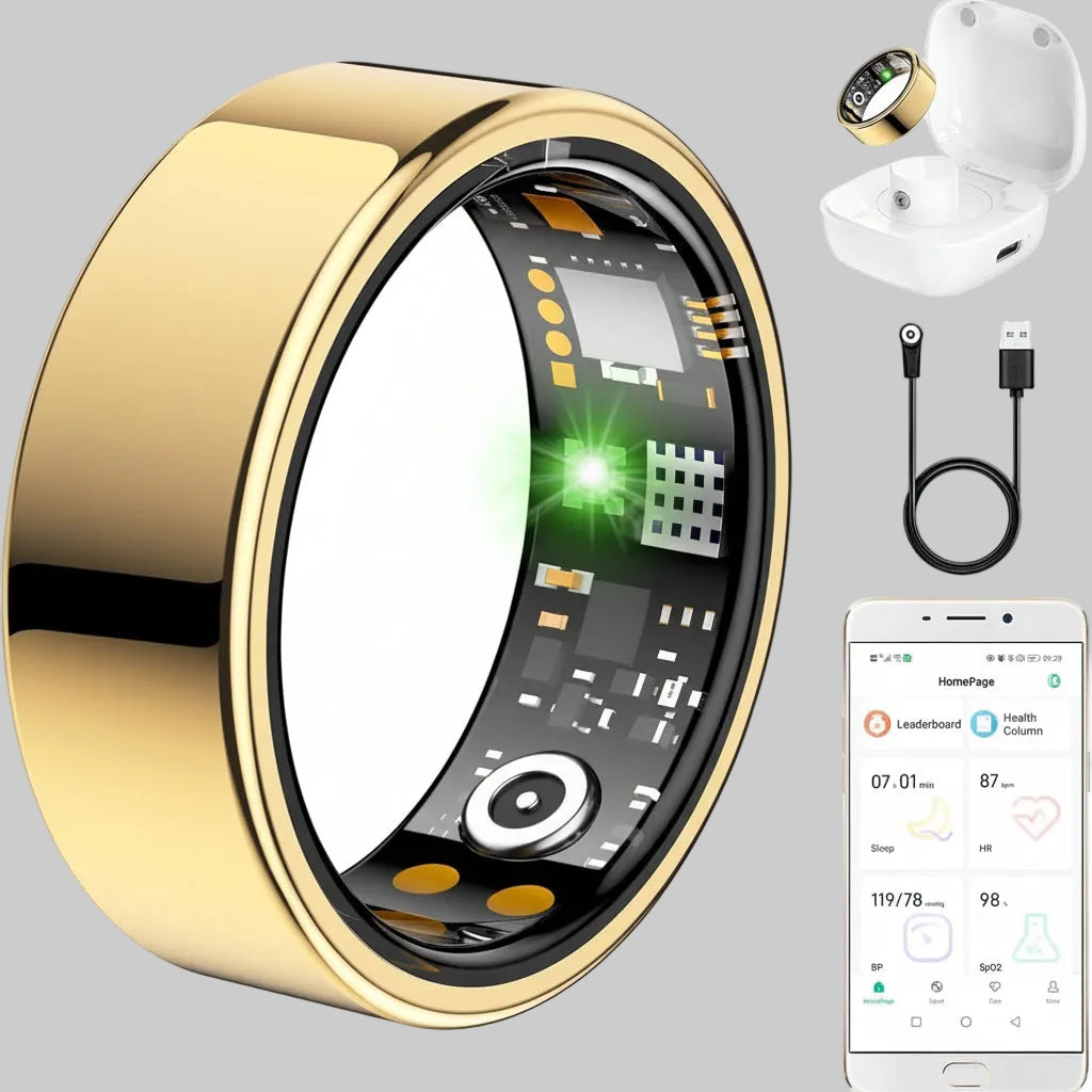 Smart Ring Fitness Tracker Sleep Health Monitor