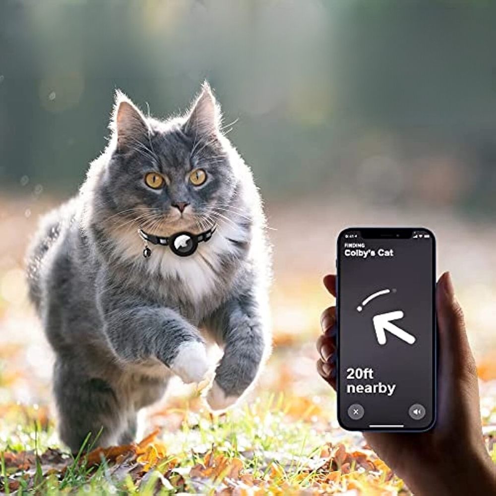 GPS Cat Collar Adjustable Reflective Breakaway Safety Strap 1