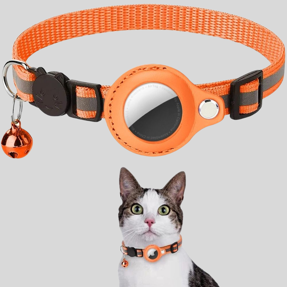 GPS Cat Collar Adjustable Reflective Breakaway Safety Strap 6