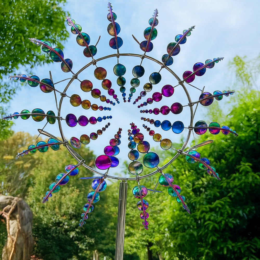 Decorazione da giardino Girandola metallica da esterno per prato