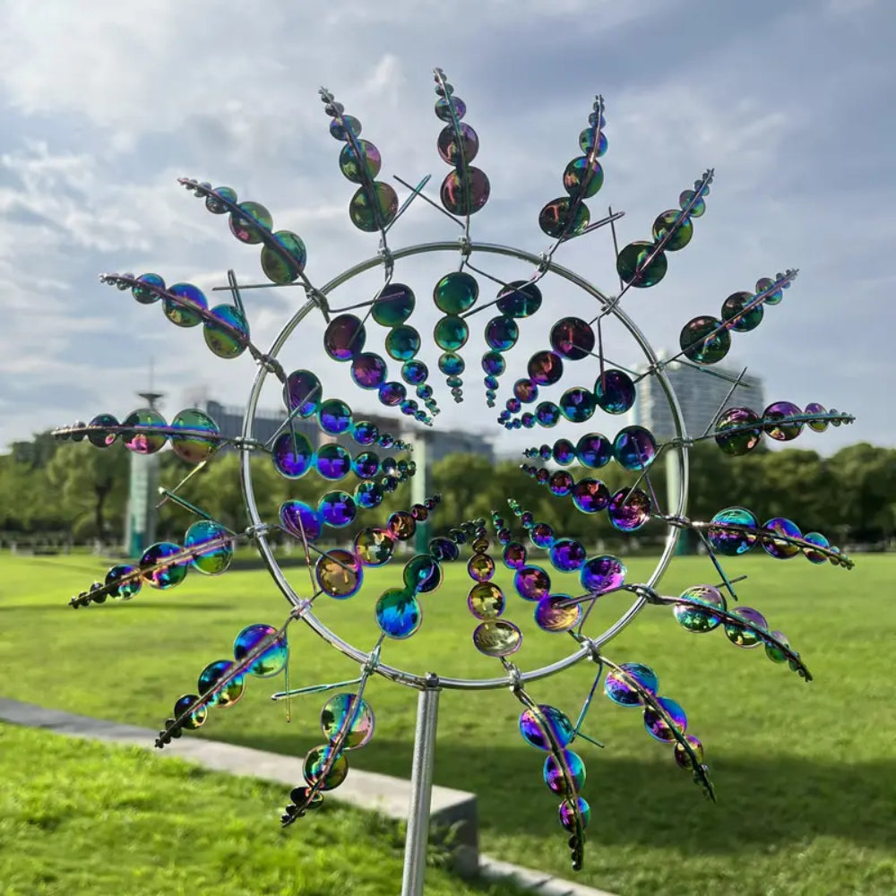Decorazione da giardino Girandola metallica da esterno per prato