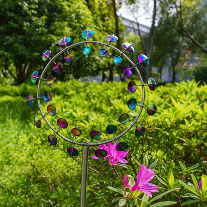 Decorazione da giardino Girandola metallica da esterno per prato