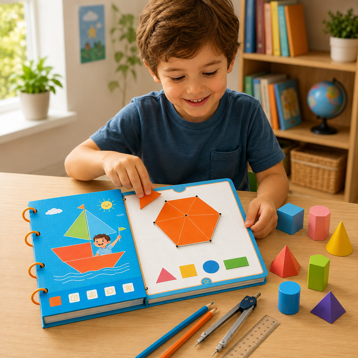 Geometry Learning Educational Book Interactive Fun