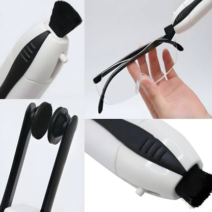 Instrument de curățare a ochelarilor Carbon pentru curățare uscată, dispozitiv portabil pentru lentile