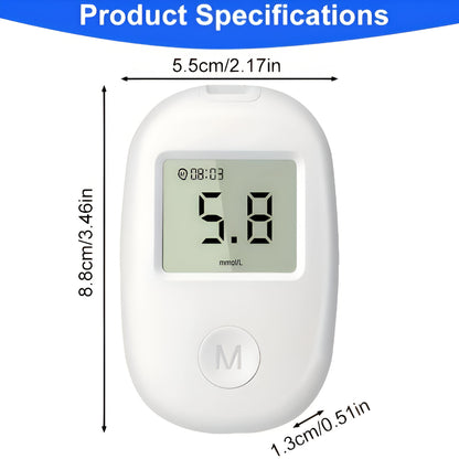 Glucose Monitor Kit Digital Blood Sugar Test Meter Device
