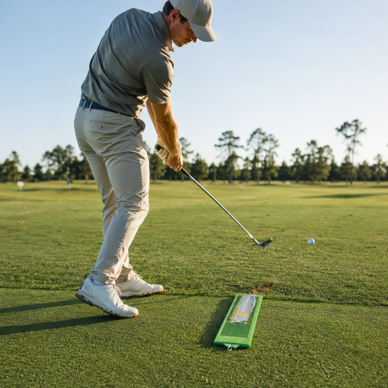 Golf-Schwungtrainer zur visuellen Rückmeldung und Verbesserung des Trainingsgeräts