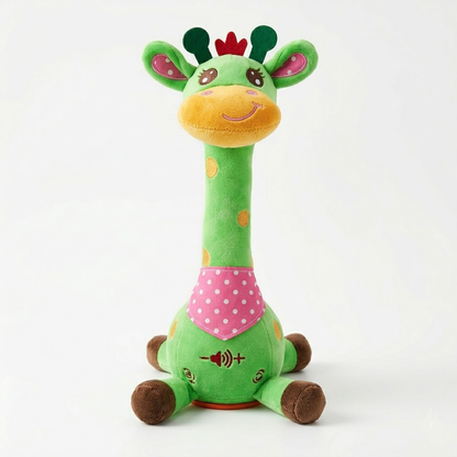 Giocattolo Morbido Giraffa Cantante Interattiva Compagna Musicale per Bambini