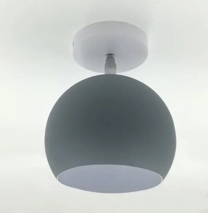 Nordic Macaron Ceiling Light | Modern Round Aluminium Lamp