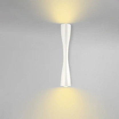 Candeeiro de Parede Moderno Dourado | Lâmpada Nórdica Impermeável de Luz Ascendente e Descendente