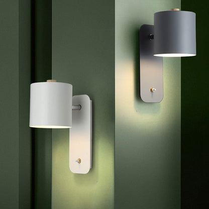 Candeeiro de Parede LED Moderno com Interruptor | Luz de Parede Interior