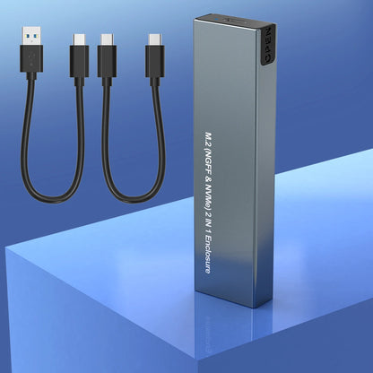 Carcasa externa portátil para disco duro SSD USB C NVMe SATA