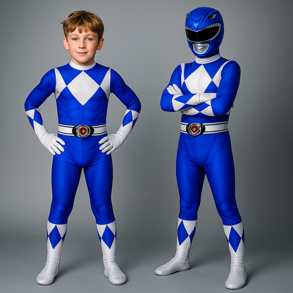 Disfraz Infantil Mono de Superhéroe con Estampado de Músculos para Fiesta