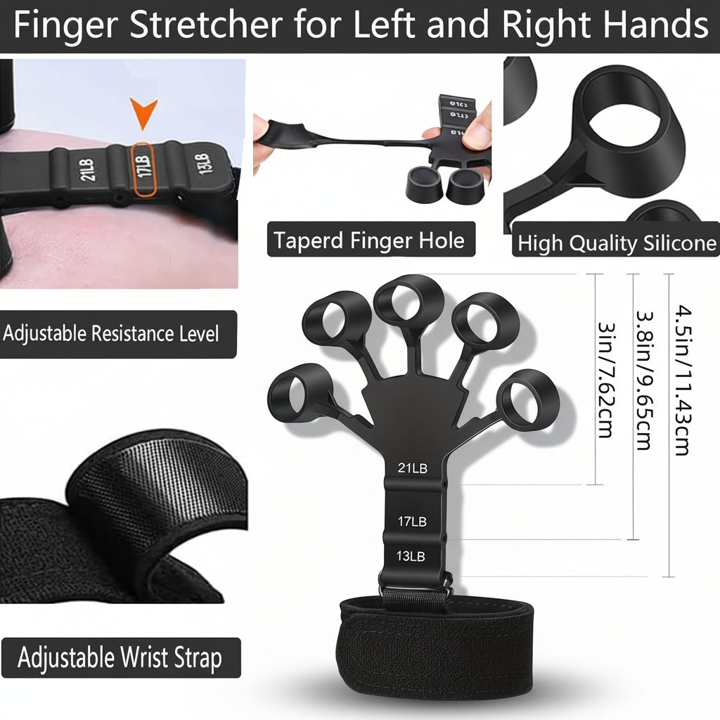 Entrenador de fuerza para antebrazo con agarradera de mano, juego ajustable de metal para ejercicio