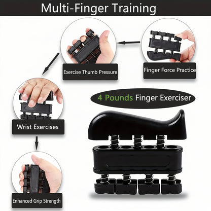 Entrenador de fuerza para antebrazo con agarradera de mano, juego ajustable de metal para ejercicio