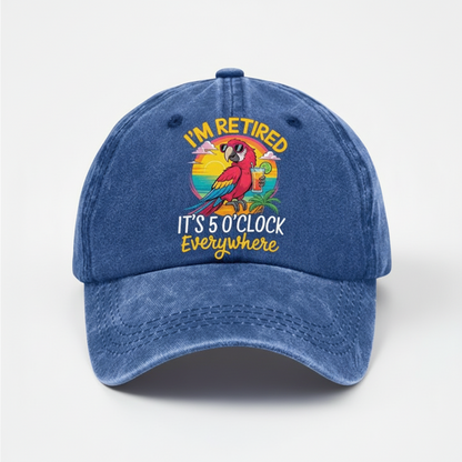 Șapcă de baseball reglabilă, spălată, casual, brodată