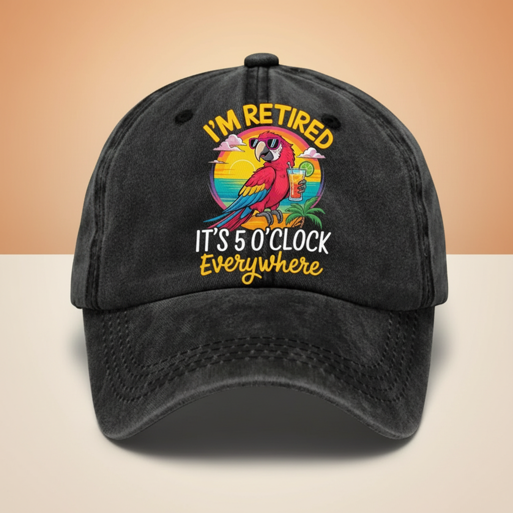 Șapcă de baseball reglabilă, spălată, casual, brodată