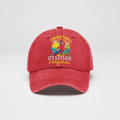 Șapcă de baseball reglabilă, spălată, casual, brodată