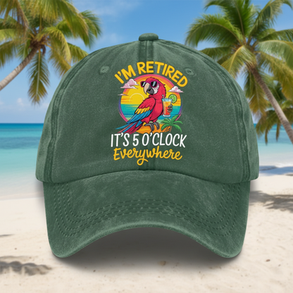 Șapcă de baseball reglabilă, spălată, casual, brodată