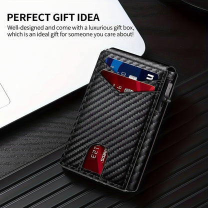 Wallet Slim RFID Blocking Carbon Fiber Card Holder