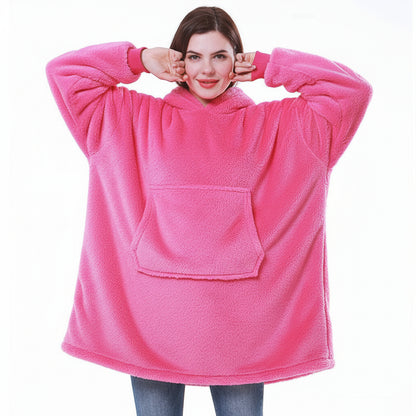 Coperta Avvolgente con Cappuccio Spessa e Calda