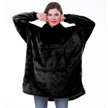 Coperta Avvolgente con Cappuccio Spessa e Calda