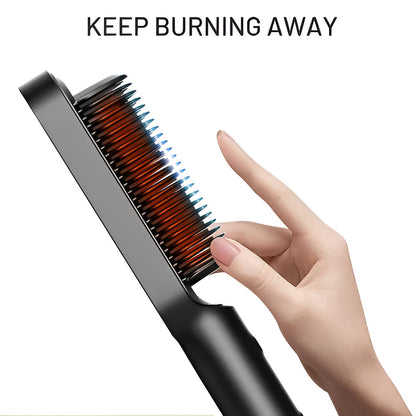 Pente Alisador de Cabelo Escova de Estilo Aquecida
