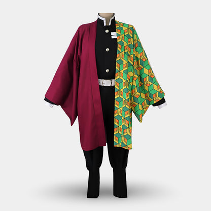 Halloween-Kostüm Anime Haori Maske Cosplay Outfit