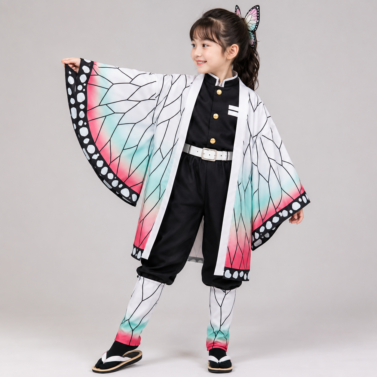 Costume di Halloween Kimono Anime con Spada Outfit Cosplay