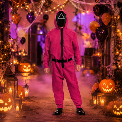 Halloween-Kostüm Overall Maske Party-Outfit