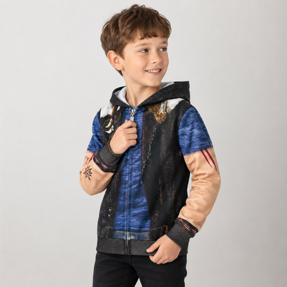 Halloween-Kostüm Kinder Zombie-Overall Party-Outfit