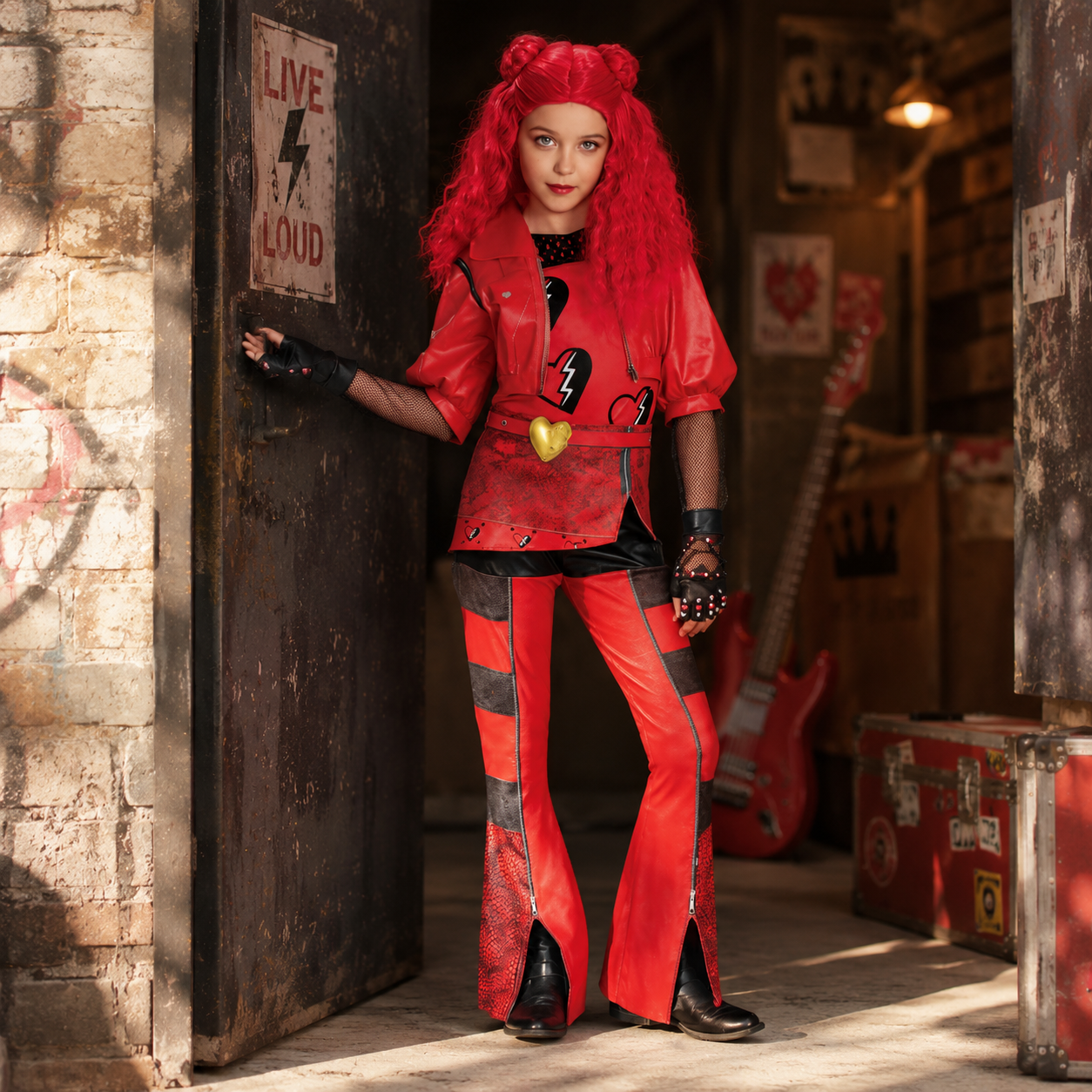 Parrucca da Principessa per Costume di Halloween, Outfit per Festa Cosplay