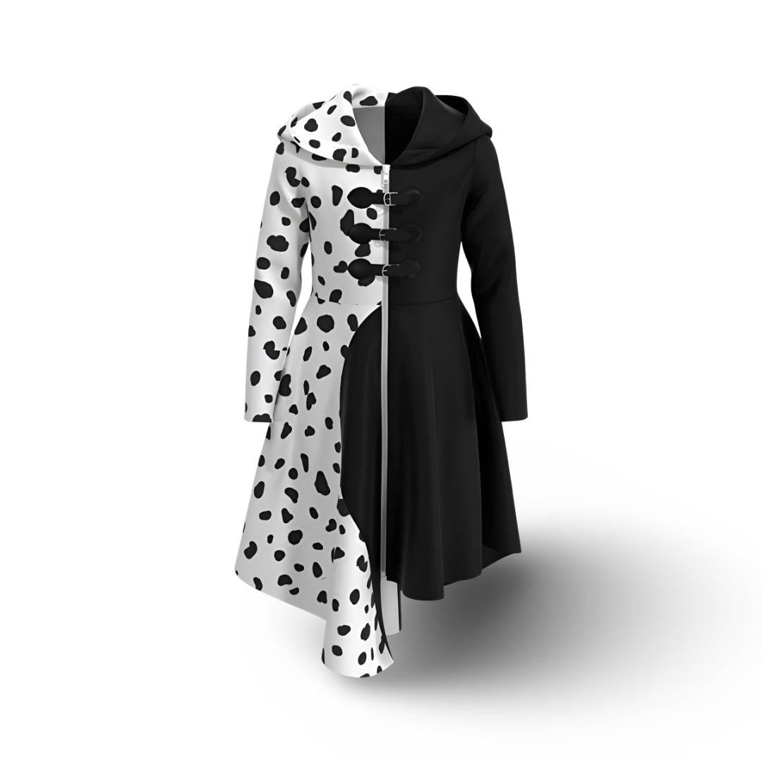 Costume di Halloween Abito a Pois Mantello Outfit Cosplay