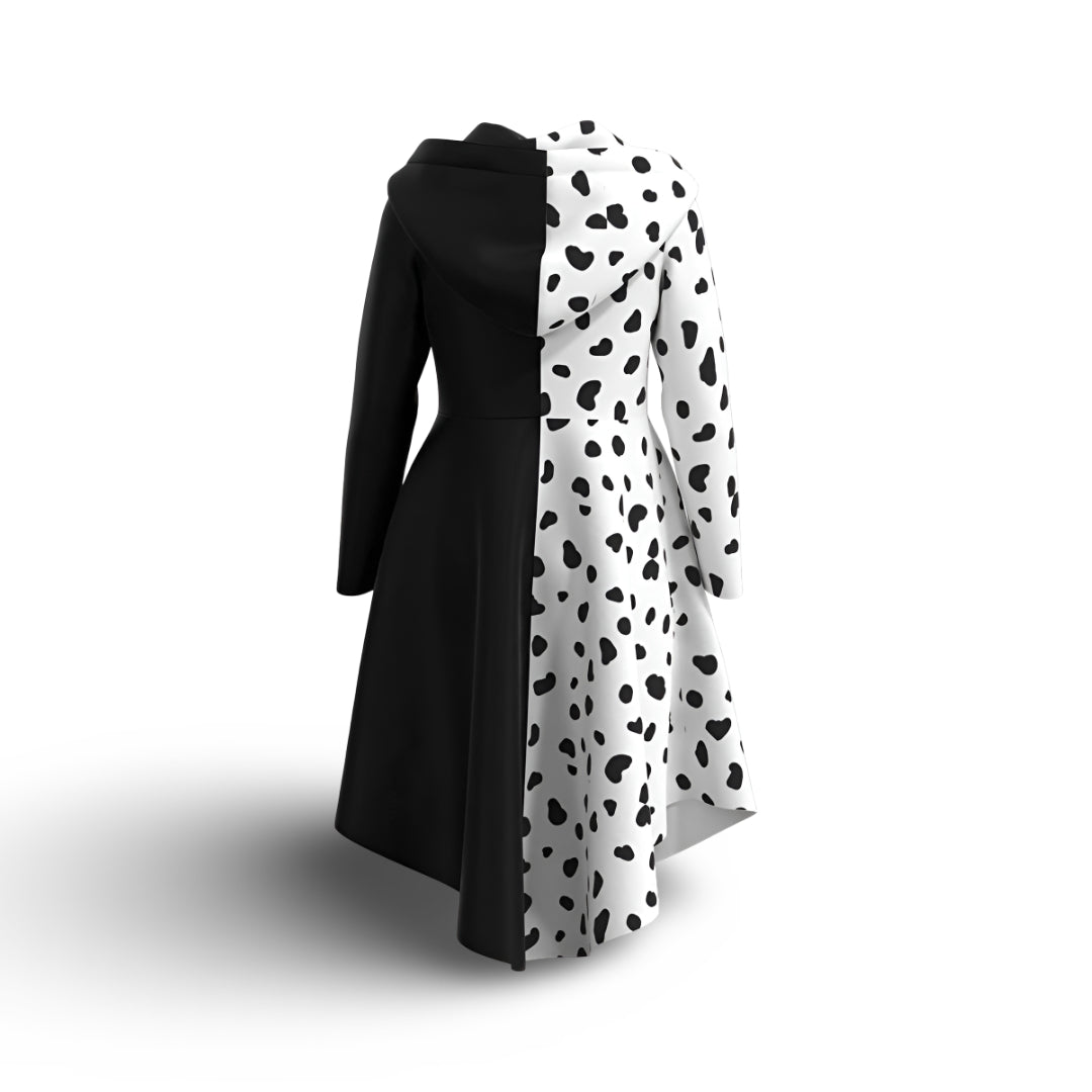 Costume di Halloween Abito a Pois Mantello Outfit Cosplay