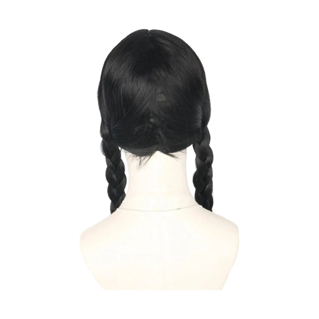 Parrucca Costume di Halloween Capelli Intrecciati Accessorio per Travestimento
