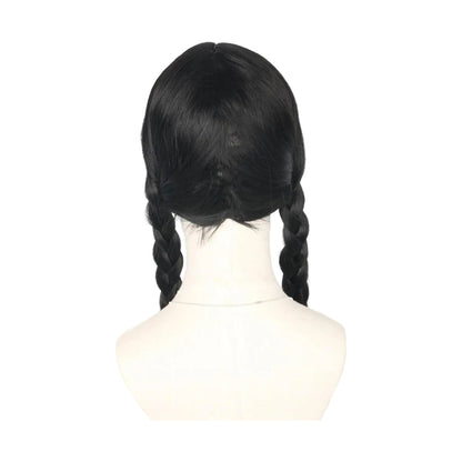 Parrucca Costume di Halloween Capelli Intrecciati Accessorio per Travestimento