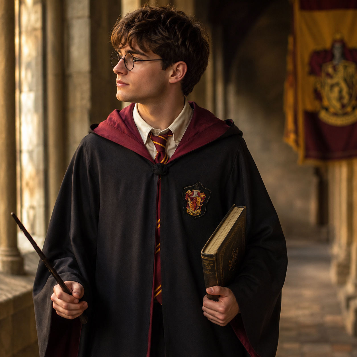 Halloween Costume Wizard Cloak Cosplay Party Outfit