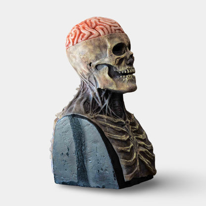 Halloween-Maske Skelett mit beweglichem Kiefer Cosplay-Zubehör