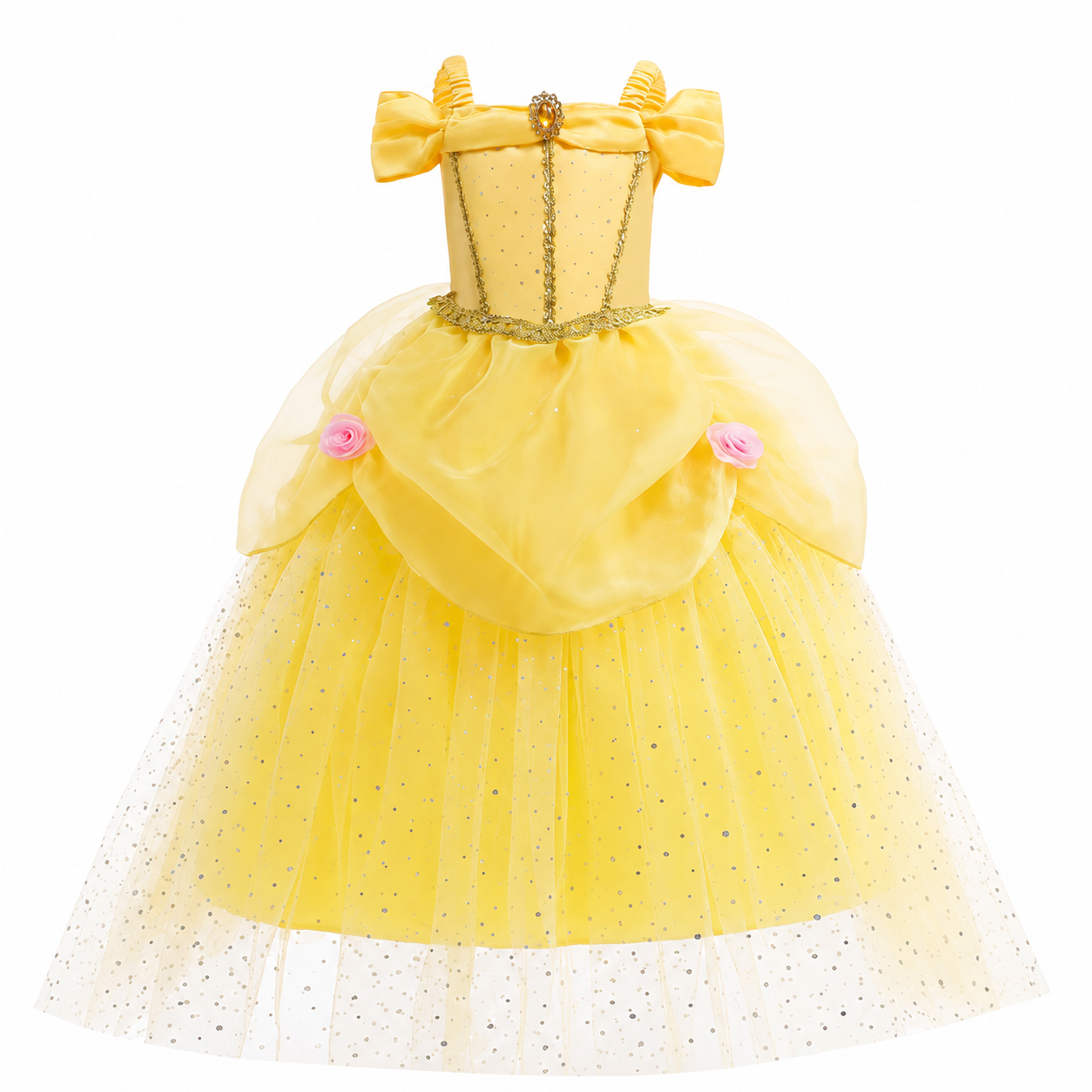 Costum de Halloween pentru fete, set rochie de petrecere prințesă