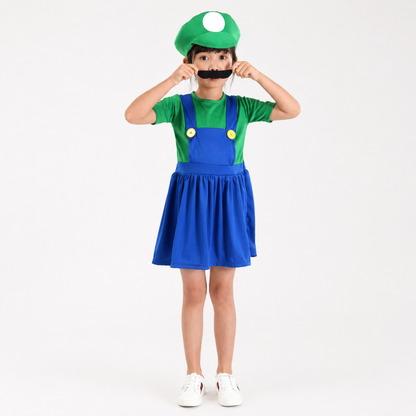 Halloween Costumes Kids Plumber Outfit Set