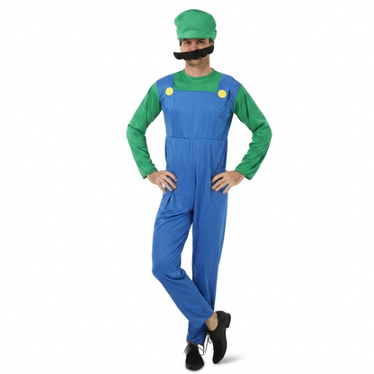 Halloween Costumes Kids Plumber Outfit Set