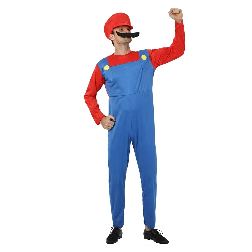 Halloween Costumes Kids Plumber Outfit Set
