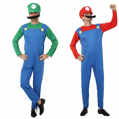 Halloween Costumes Kids Plumber Outfit Set