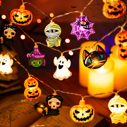Halloween-Dekoration LED-Lichterkette zum Aufhängen