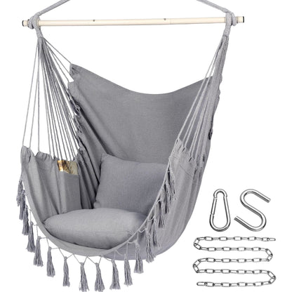 Hammock Chair Hanging Swing Seat Indoor Outdoor