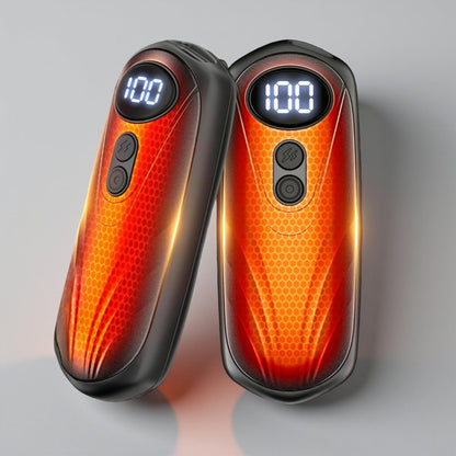 Aquecedores de Mãos Recarrregáveis Conjunto de Aquecedor de Bolso com Ecrã LED