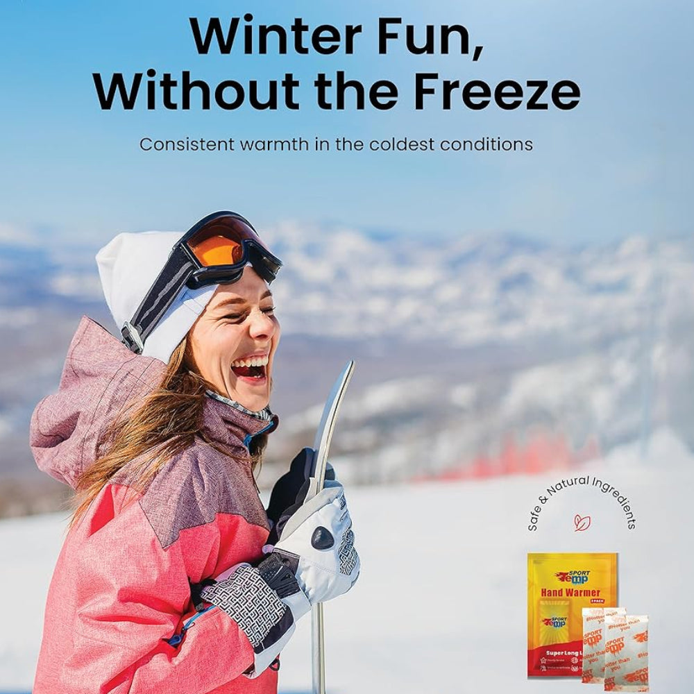 Hand Warmers Disposable Long Lasting Heat Packs Winter Outdoor Use